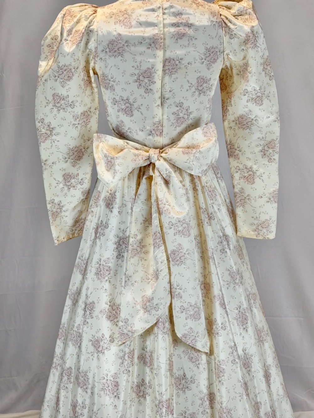 VINTAGE Gunne Sax 70s prairie dress prom formal long sleeve maxi cottage floral - Picture 8 of 17